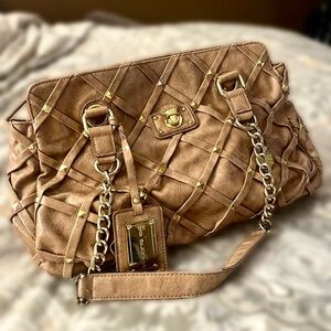 Big Budda Tan Shoulder Bag